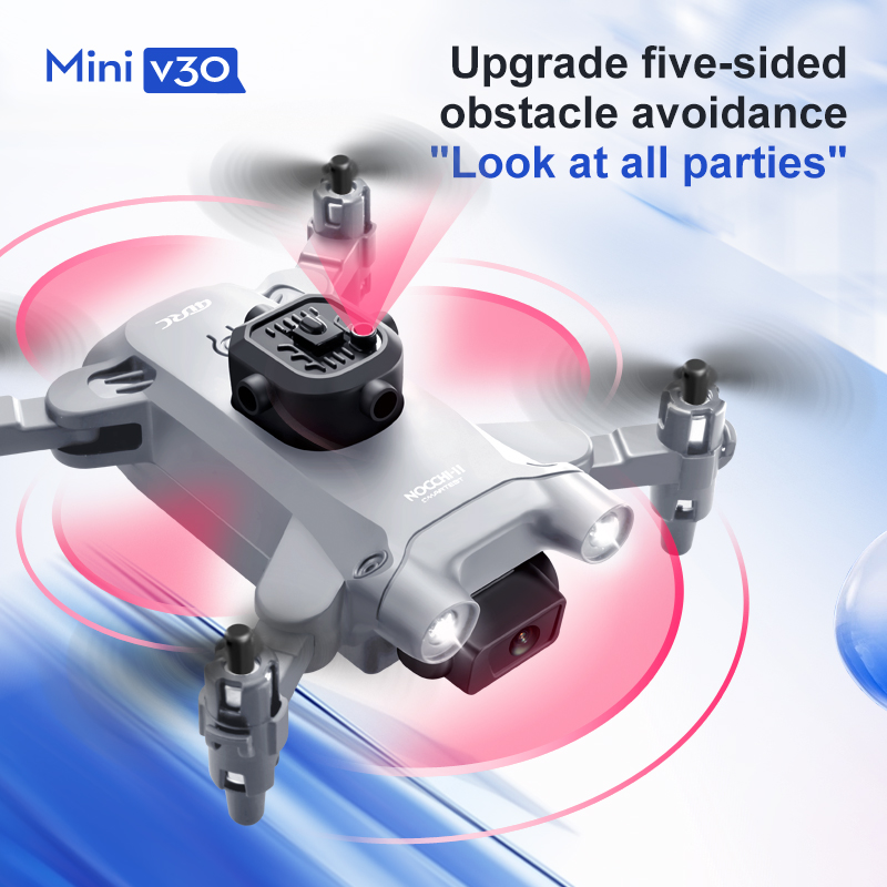 Mini V30 WiFi FPV Drone With 4 - đánh giá và giá Drone Camera Lens