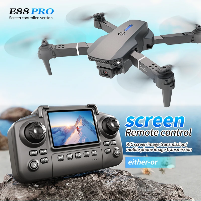 Professional E88 PRO Drone wit - đánh giá và giá Drone Camera Mount