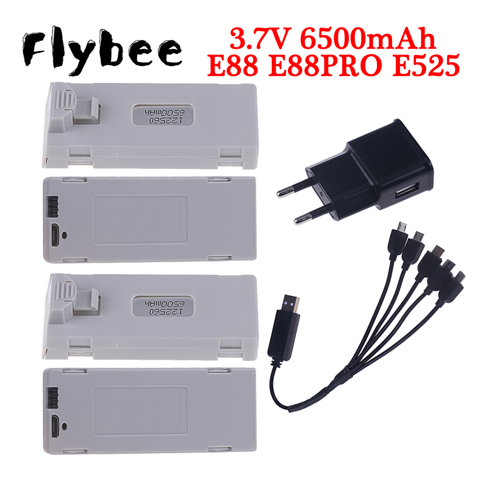 Original E88 Battery 3.7V 6500 - đánh giá và giá Drone Camera Hd