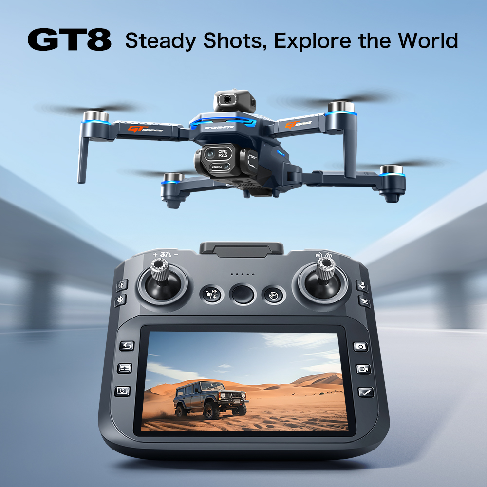 GT8 Max Foldable Drone 8K HD P - đánh giá và giá Drone Camera Night Vision