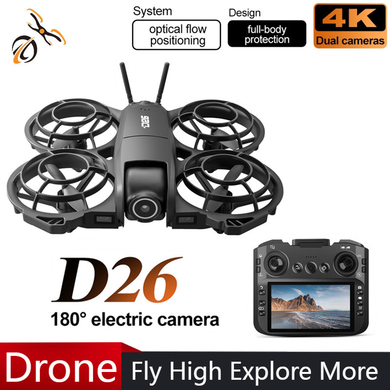 D26 Drone 4K Aerial HD 180° Ca - đánh giá và giá Drone Camera Lens