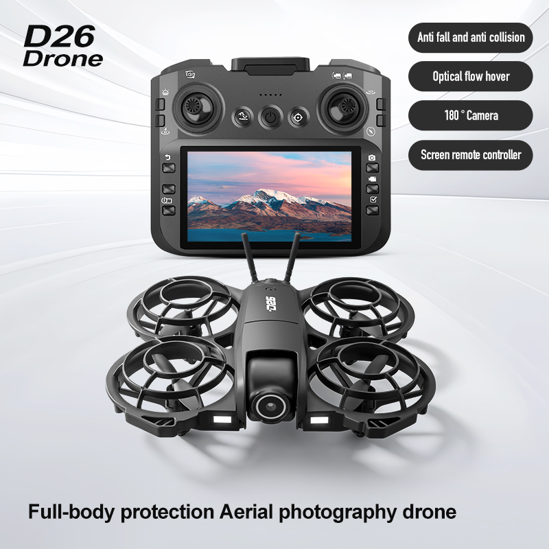 D26 Drone 4K Aerial HD 180° Ca - đánh giá và giá Drone Camera Lens